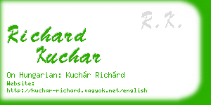richard kuchar business card